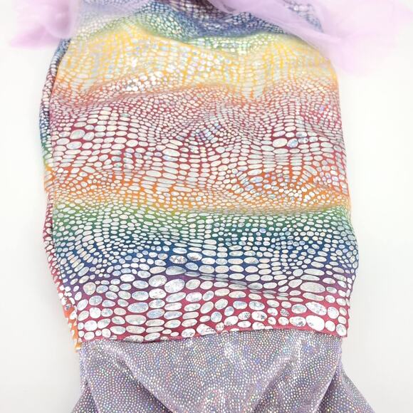 Unbranded Lilac, Blue, Green, Yellow, Red Silver Mermaid Tail for 18" Dolls -GUC - Picture 7 of 12